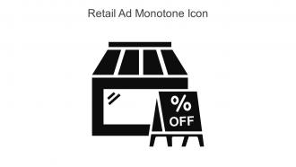 Retail Ad Monotone Icon In Powerpoint Pptx Png And Editable Eps Format