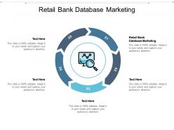 Retail bank database marketing ppt powerpoint presentation gallery master slide cpb