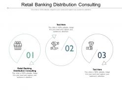 Retail banking distribution consulting ppt infographics visual aids cpb