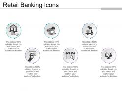 Retail banking icons