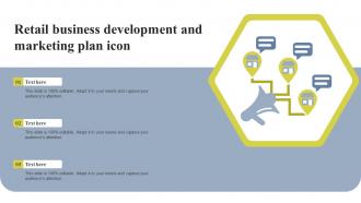 Retail Business Development And Marketing Plan Icon