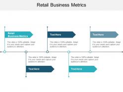 Retail business metrics ppt powerpoint presentation ideas skills cpb