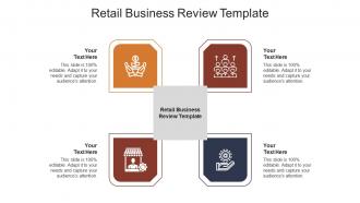Retail business review template ppt powerpoint presentation outline vector cpb