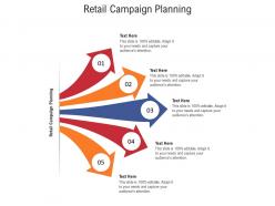 Retail campaign planning ppt powerpoint presentation summary deck cpb