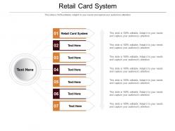 Retail card system ppt powerpoint presentation visual aids professional cpb