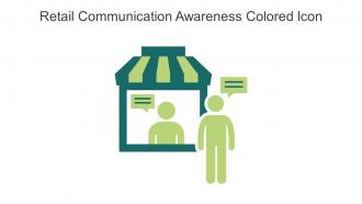 Retail Communication Awareness Colored Icon In Powerpoint Pptx Png And Editable Eps Format