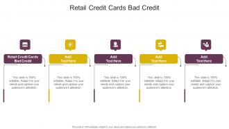 Retail Credit Cards Bad Credit In Powerpoint And Google Slides Cpb