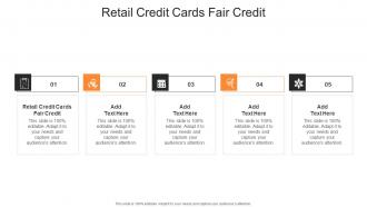 Retail Credit Cards Fair Credit In Powerpoint And Google Slides Cpb