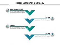 Retail discounting strategy ppt powerpoint presentation portfolio diagrams cpb