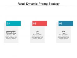Retail dynamic pricing strategy ppt powerpoint presentation show skills cpb