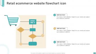 Retail Ecommerce Website Flowchart Icon