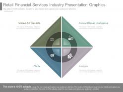Retail financial services industry presentation graphics