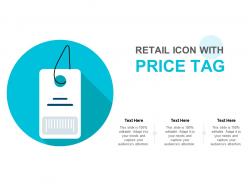 Retail icon with price tag