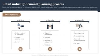 Retail Industry Demand Planning Process