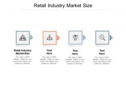 Retail industry market size ppt powerpoint presentation model format cpb