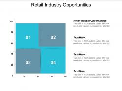 Retail industry opportunities ppt powerpoint presentation gallery files cpb