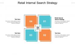 Retail internal search strategy ppt powerpoint presentation ideas design templates cpb