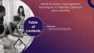Retail Inventory Management Techniques To Maintain Optimum Stock Quantity Complete Deck Appealing Unique