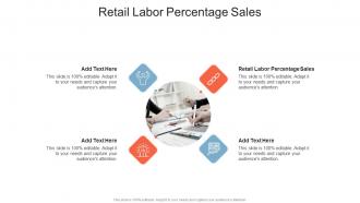 Retail Labor Percentage Sales In Powerpoint And Google Slides Cpb