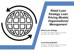 Retail loan strategy loan pricing models organizational management cpb