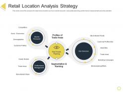 Retail location analysis strategy retail positioning stp approach ppt powerpoint presentation portfolio icons