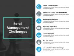 Retail management challenges ppt professional designs download
