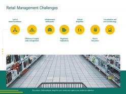 Retail management challenges retail sector evaluation ppt powerpoint presentation file