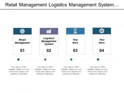 Retail management logistics management system quality assurance corporate governance cpb