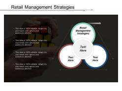 Retail management strategies ppt powerpoint presentation infographic template influencers cpb