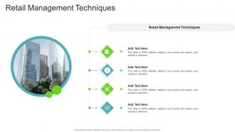 Retail Management Techniques In Powerpoint And Google Slides Cpb