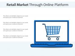 Retail market through online platform