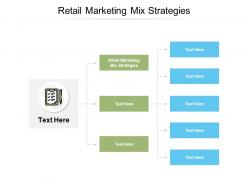 Retail marketing mix strategies ppt powerpoint presentation gallery inspiration cpb
