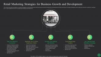 Retail Marketing Strategies For Business Growth And Development