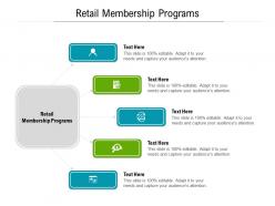 Retail membership programs ppt powerpoint presentation infographic template guidelines cpb