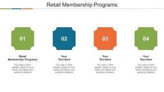 Retail Membership Programs Ppt Powerpoint Presentation Styles Model Cpb