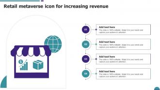 Retail Metaverse Icon For Increasing Revenue