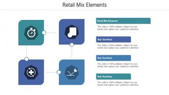 Retail Mix Elements Ppt Powerpoint Presentation Slides Example Introduction Cpb