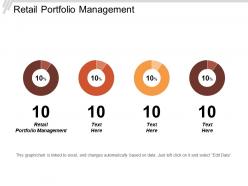 Retail portfolio management ppt powerpoint presentation file example topics cpb