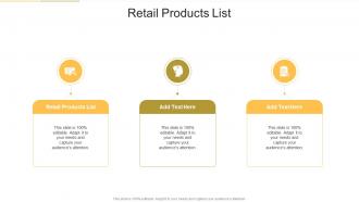 Retail Products List In Powerpoint And Google Slides Cpb