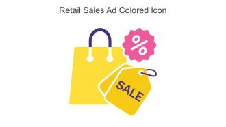 Retail Sales Ad Colored Icon In Powerpoint Pptx Png And Editable Eps Format