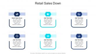 Retail Sales Down In Powerpoint And Google Slides Cpb