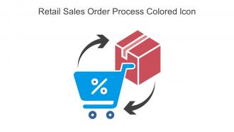Retail Sales Order Process Colored Icon In Powerpoint Pptx Png And Editable Eps Format