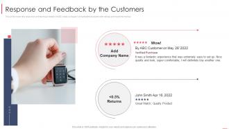 Retail sales response and feedback by the customers ppt layouts display