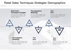 Retail sales techniques strategies demographics marketing psychographics marketing cpb