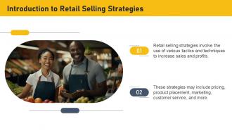 Retail Selling Strategies Powerpoint Presentation And Google Slides ICP Customizable Appealing