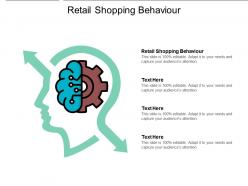 Retail shopping behaviour ppt powerpoint presentation summary portrait cpb