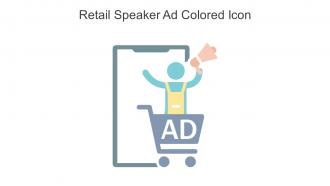 Retail Speaker Ad Colored Icon In Powerpoint Pptx Png And Editable Eps Format