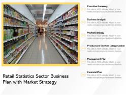 Retail statistics sector business plan with market strategy