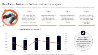Retail Store Business Fashion Retail Sector Analysis Retail Business Plan BP SS