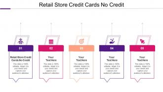 Retail Store Credit Cards No Credit Ppt Powerpoint Presentation Icon Infographics Cpb